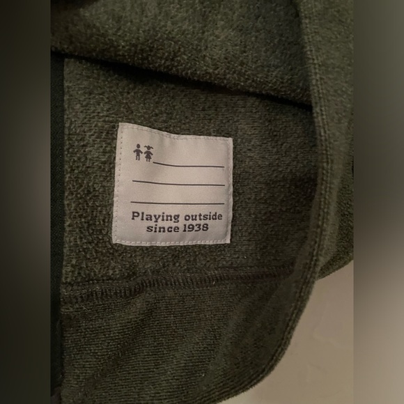 Columbia Boy's Full Zip Hoodie Fleece Jacket -
Cypress Heather /Shark. S(8). EUC - Picture 4 of 5